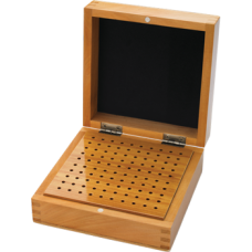 Wooden Box For Burs,with 100 Holes